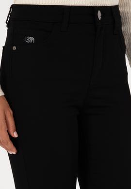 Kadın Siyah Toothpick Fit Kanvas Pantolon - 50317139011