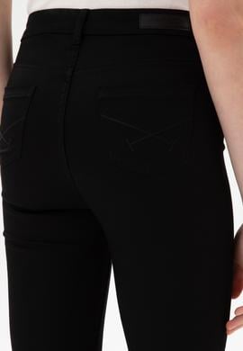 Kadın Siyah Toothpick Fit Kanvas Pantolon - 50316852014