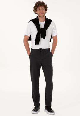 Erkek Gri Kanvas Pantolon - 50310486099