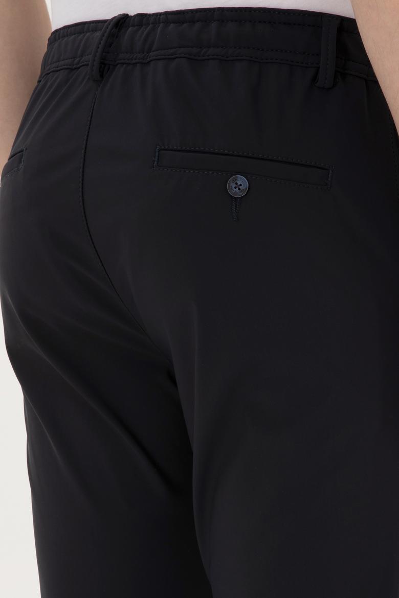 Erkek Lacivert Slim Fit Kanvas / Chino Pantolon - 50317289036