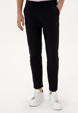 Erkek Lacivert Slim Fit Kanvas / Chino Pantolon - 50317289036