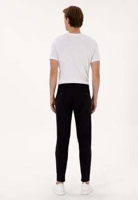 Erkek Lacivert Slim Fit Kanvas / Chino Pantolon - 50317289036