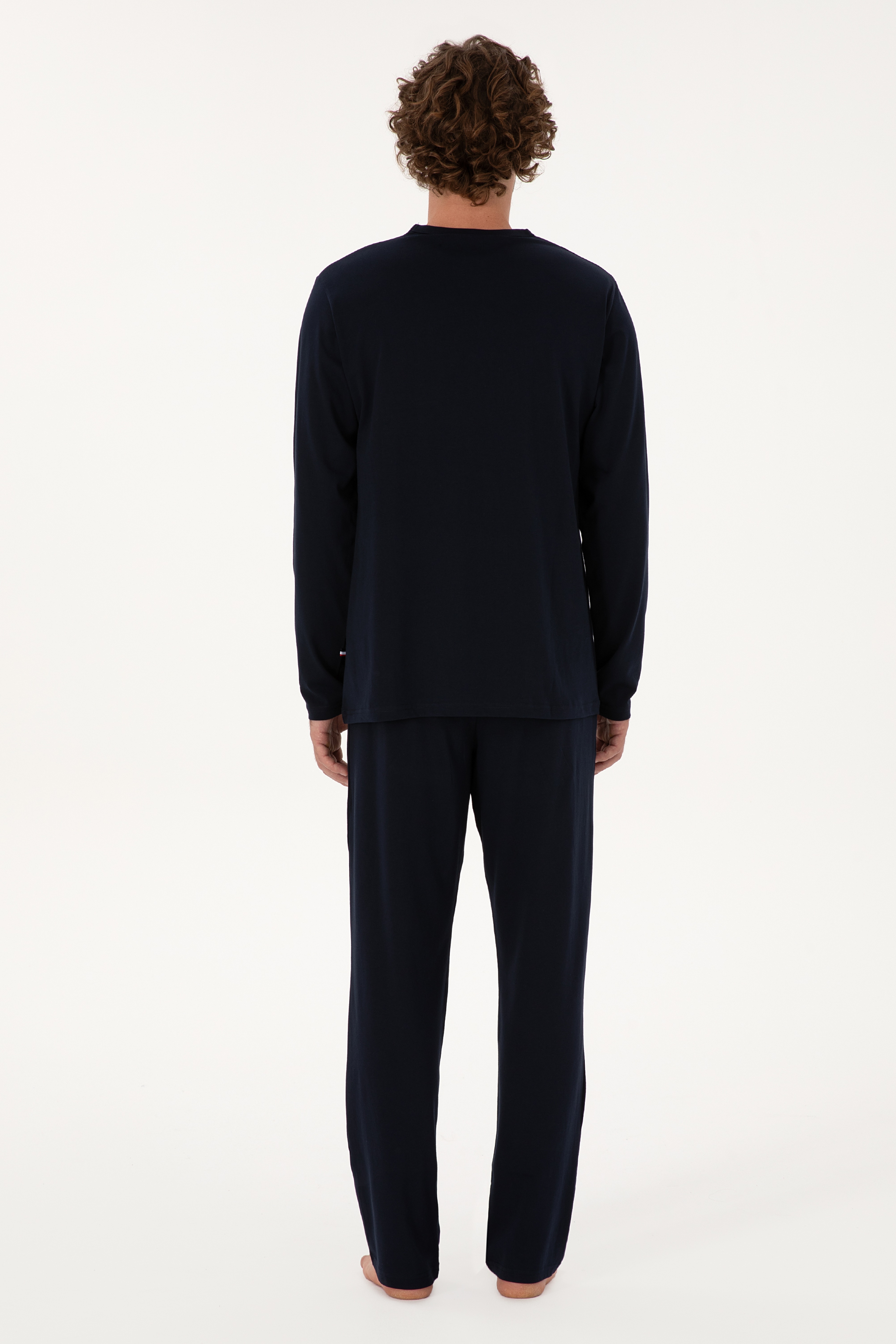 Erkek Lacivert Pijama Takımı - Image 5