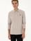 Erkek Regular Fit Polo Yaka Taş Basic Sweatshirt