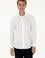 Erkek Beyaz Uzun Kollu Basic Gömlek