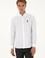 Erkek Beyaz Uzun Kollu Basic Gömlek