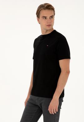 Erkek Siyah Basic Tişört - 50307684018
