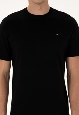 Erkek Siyah Basic Tişört - 50307684018