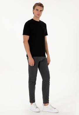 Erkek Siyah Basic Tişört - 50307684018