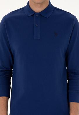 Erkek İndigo Basic Sweatshirt - 50307688139