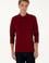Erkek Bordo Basic Sweatshirt