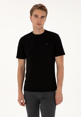 Erkek Siyah Basic Tişört - 50307684018