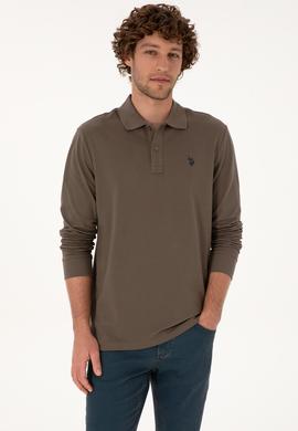 Erkek Vizon Basic Sweatshirt - 50307688169