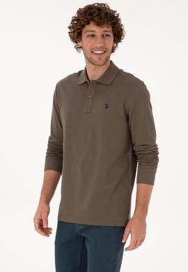 Erkek Vizon Basic Sweatshirt - 50307688169