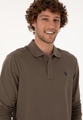 Erkek Vizon Basic Sweatshirt - 50307688169