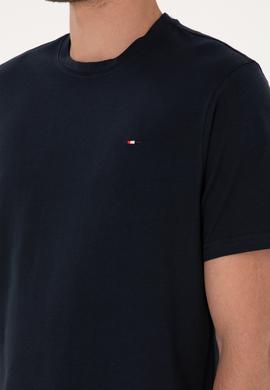 Erkek Koyu Lacivert Basic Tişört - 50307684044