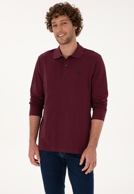 Erkek Bordo Basic Sweatshirt - 50307688219
