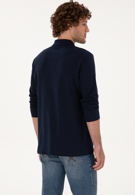 Erkek Lacivert Basic Sweatshirt - 50307688089