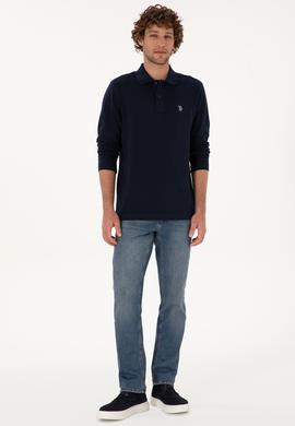 Erkek Lacivert Basic Sweatshirt - 50307688089