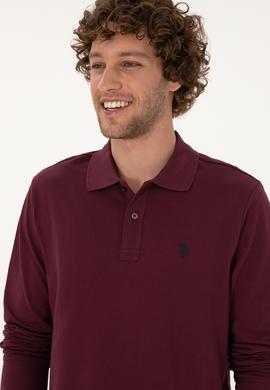 Erkek Bordo Basic Sweatshirt - 50307688219
