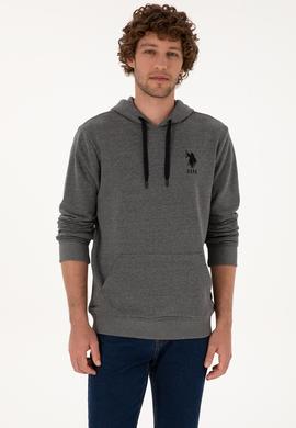 Erkek Antrasit Melanj Basic Sweatshirt - 50307703041