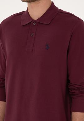 Erkek Bordo Basic Sweatshirt - 50307688219