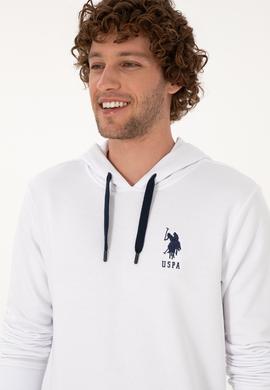 Erkek Beyaz Basic Sweatshirt - 50307703051