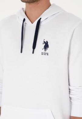 Erkek Beyaz Basic Sweatshirt - 50307703051