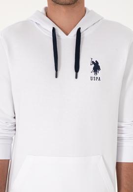 Erkek Beyaz Basic Sweatshirt - 50307703051