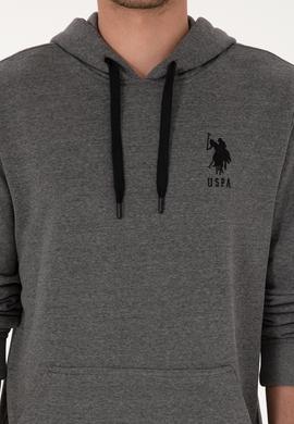 Erkek Antrasit Melanj Basic Sweatshirt - 50307703041