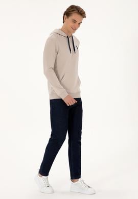 Erkek Taş Basic Sweatshirt - 50307703071