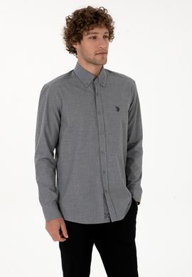 Erkek Siyah Uzun Kollu Gömlek - 50316598025