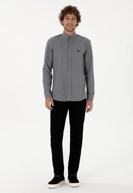 Erkek Siyah Uzun Kollu Gömlek - 50316598025