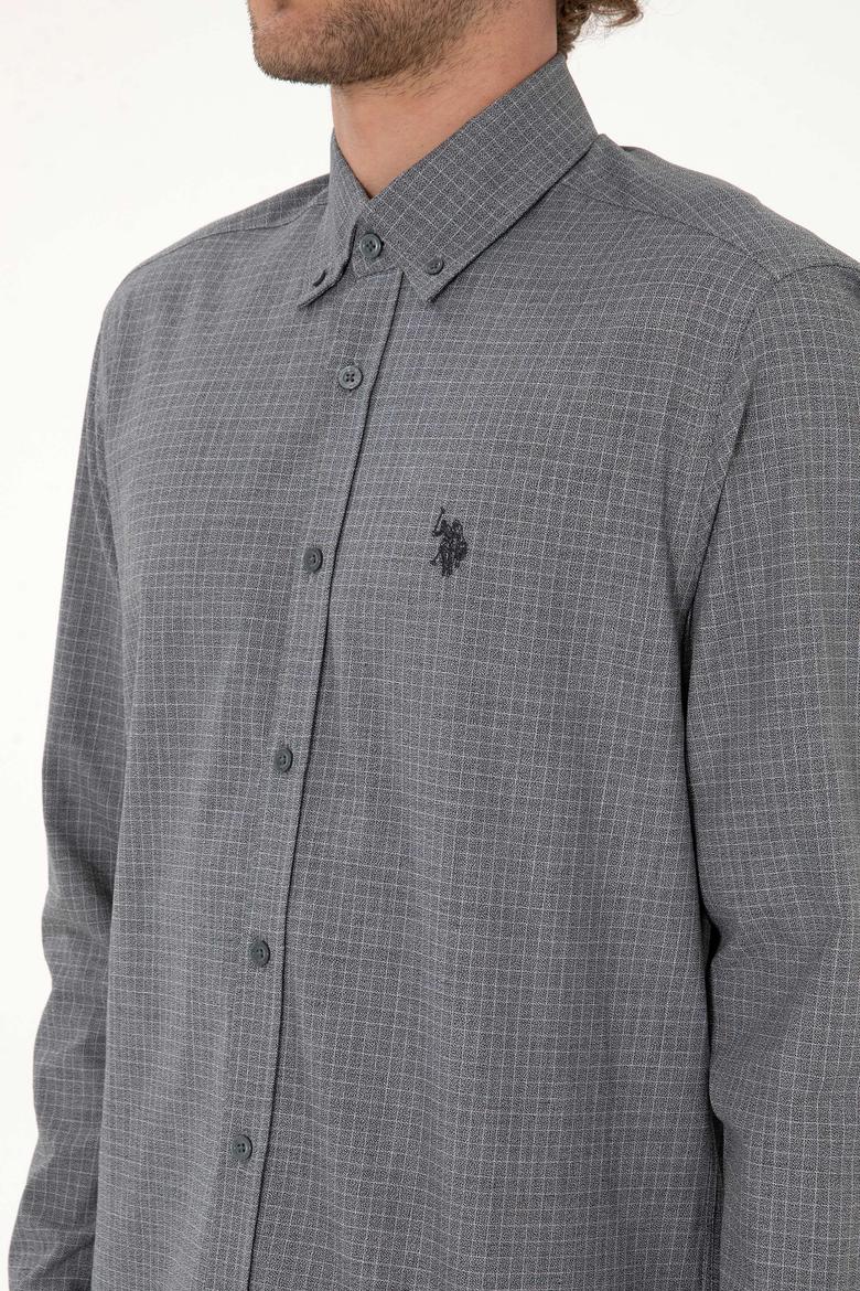 Erkek Siyah Uzun Kollu Gömlek - 50316598025