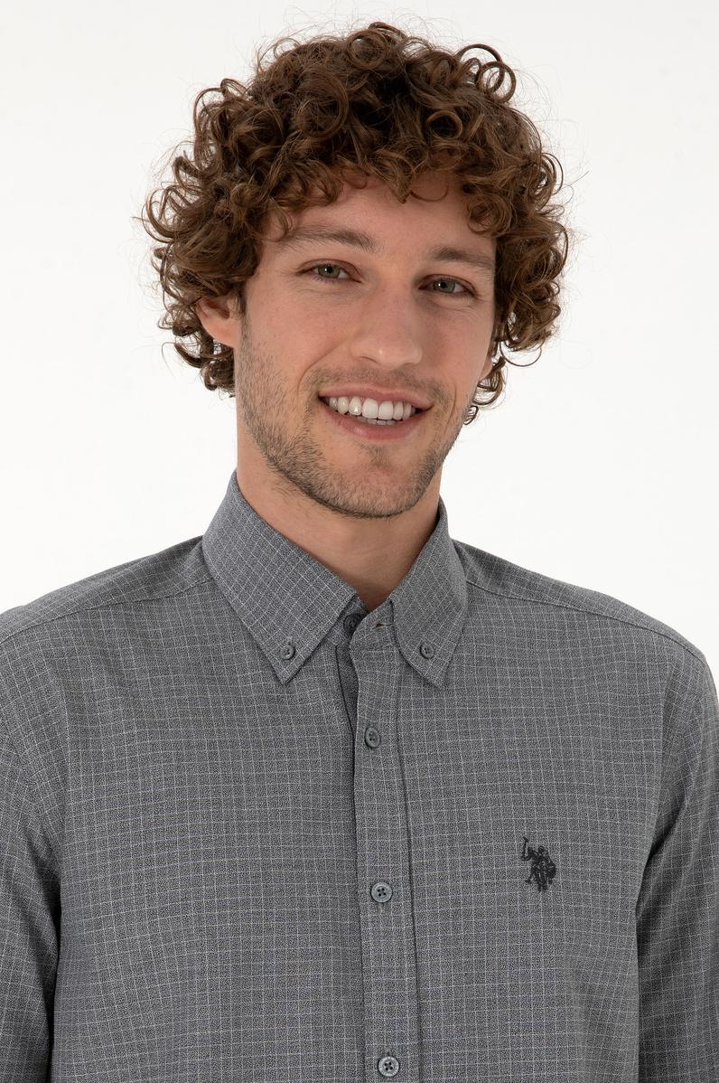 Erkek Siyah Uzun Kollu Gömlek