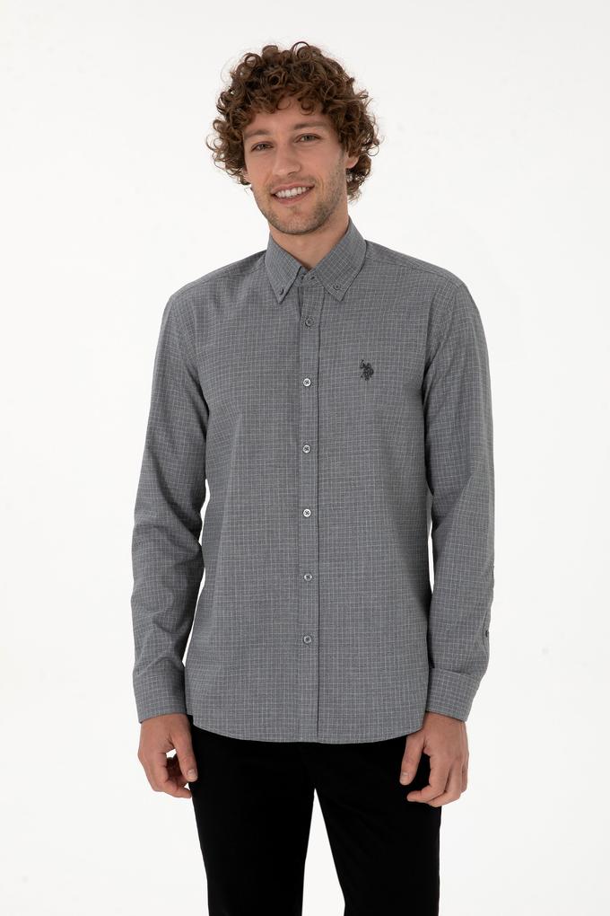 Erkek Siyah Uzun Kollu Gömlek