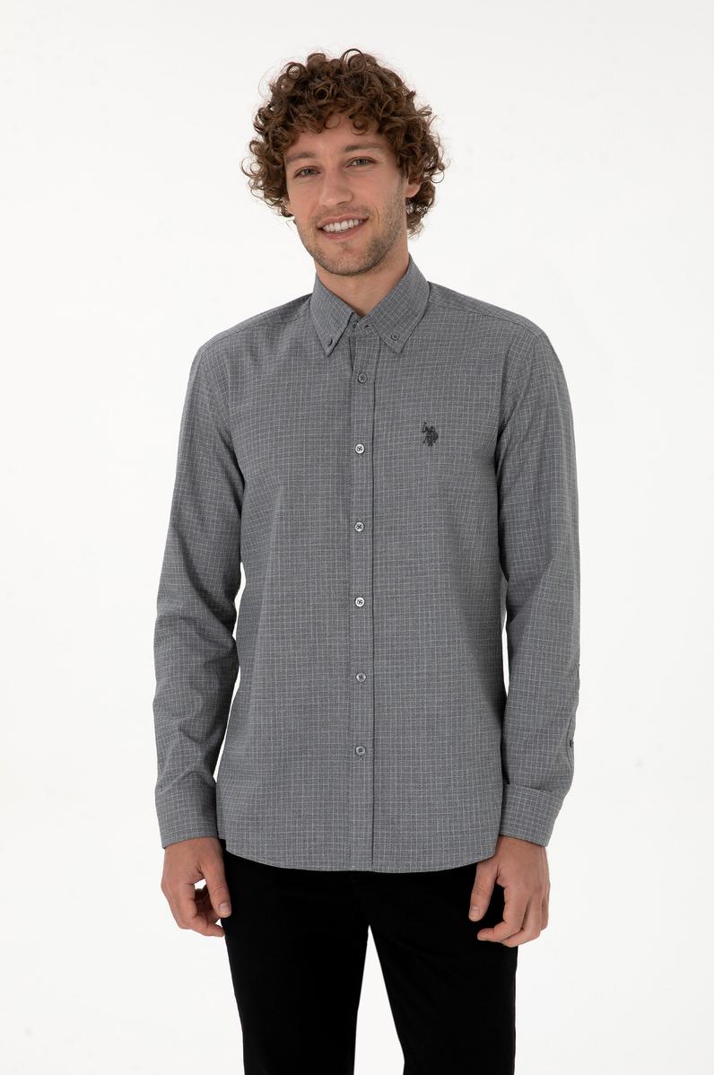 Erkek Siyah Uzun Kollu Gömlek