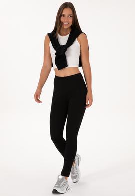 Kadın Siyah Yüksek Bel Toparlayıcı Günlük Tayt - 50307691006