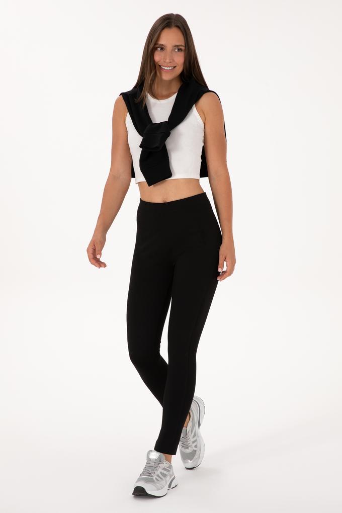 Kadın Siyah Yüksek Bel Toparlayıcı Günlük Tayt