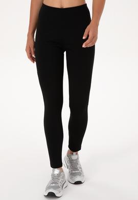 Kadın Siyah Yüksek Bel Toparlayıcı Günlük Tayt - 50307691006