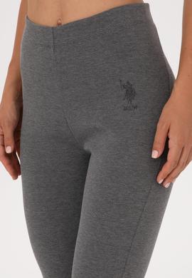 Kadın Antrasit Melanj Yüksek Bel Toparlayıcı Günlük Tayt - 50307691020