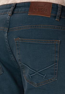 Erkek Koyu Mavi Slim Fit Petrol Jean Pantolon - 50308119056