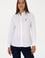 Kadın Beyaz Uzun Kollu Basic Gömlek