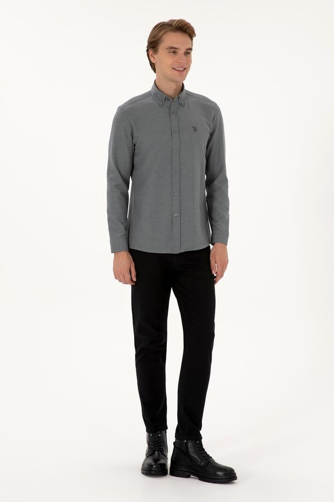 Erkek Siyah Kanvas / Chino Pantolon