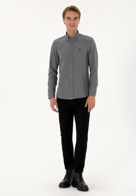 Erkek Siyah Kanvas / Chino Pantolon - 50310340415