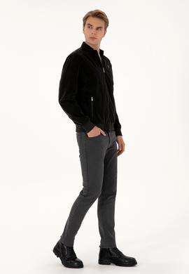 Erkek Siyah Deri Ceket - 50317295005