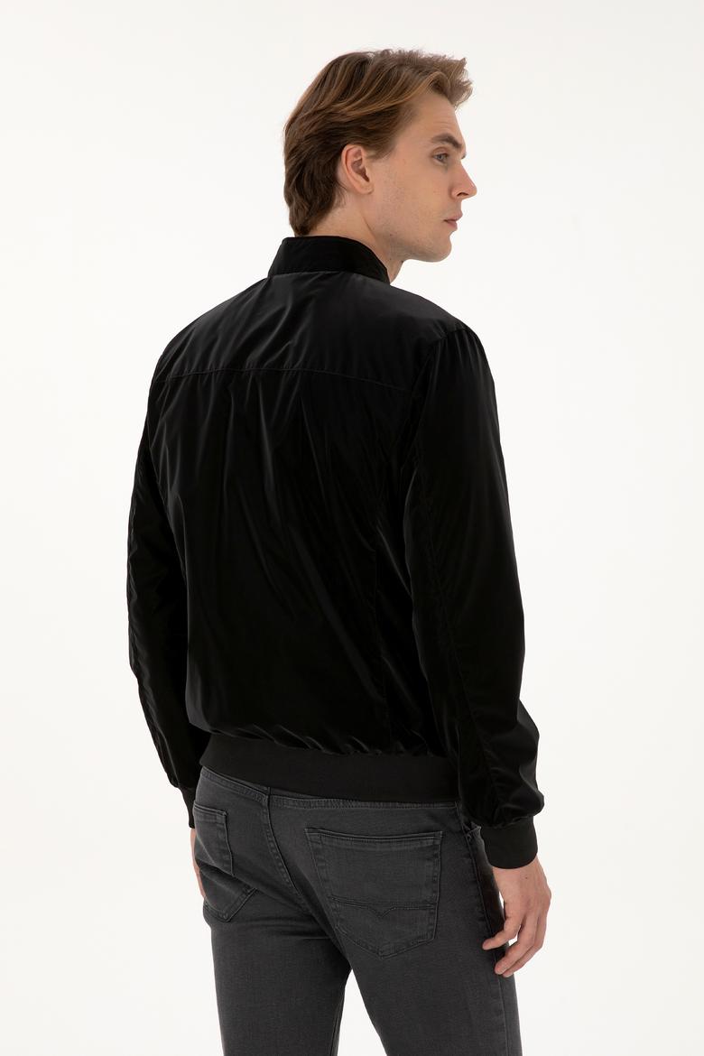 Erkek Siyah Deri Ceket - 50317295005