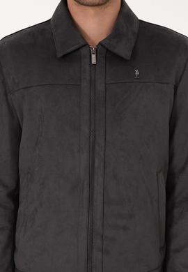 Erkek Antrasit Deri Ceket - 50317294013