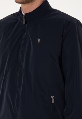 Erkek Lacivert Deri Ceket - 50317295014