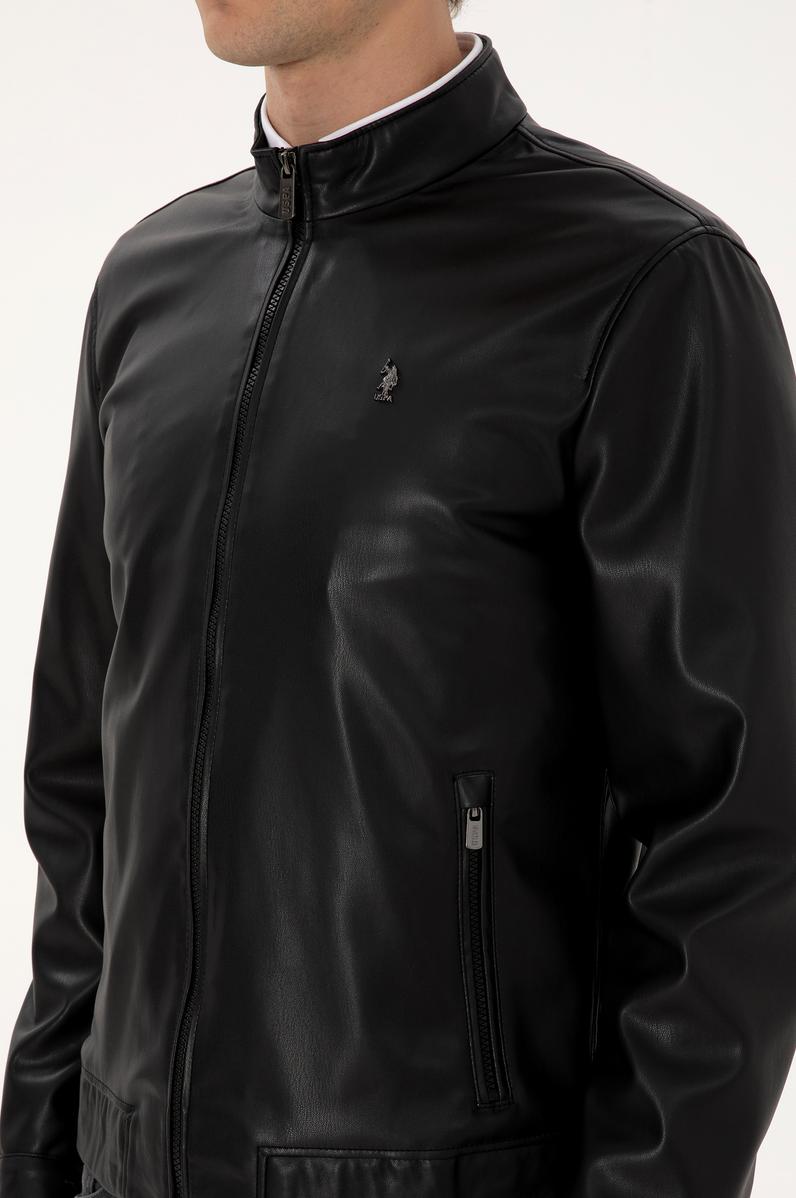 Erkek Siyah Deri Ceket